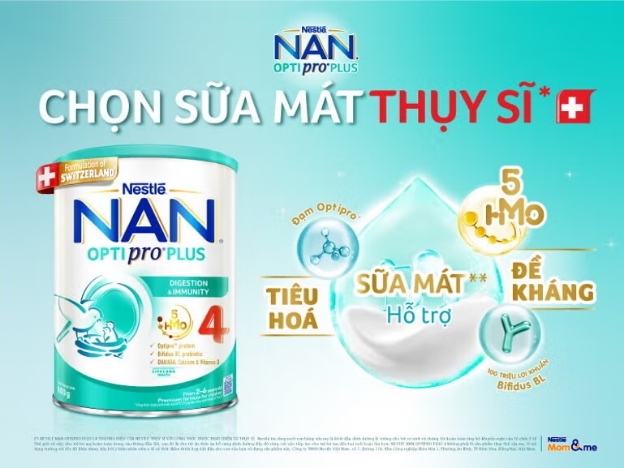 Dòng sữa mát tăng cân cho bé NAN Optipro Plus chứa đạm OPTIPRO