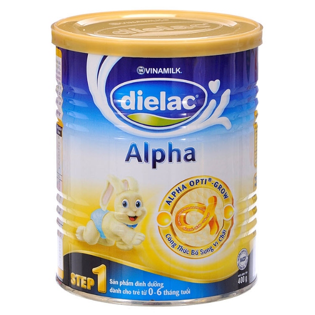 các loại sữa tốt cho trẻ sơ sinh còn có Dielac Alpha Step 1
