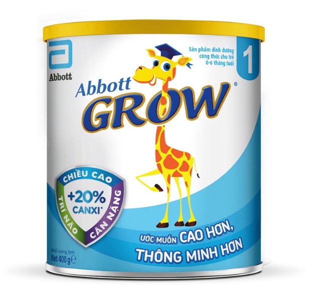 sữa cho bé sơ sinh Abbott Grow 1 giúp bé cao lớn khỏe mạnh