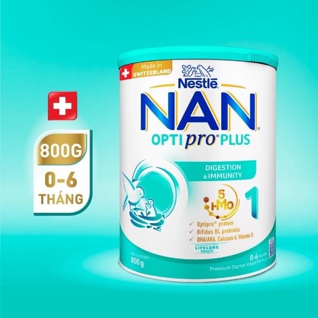 sữa tốt cho trẻ sơ sinh 0-6 tháng - NAN Optipro Plus