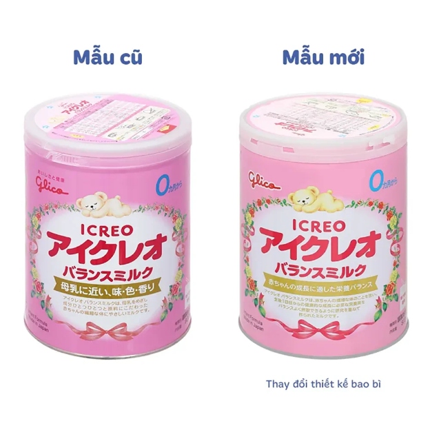 Glico ICREO Balance Milk là sữa cho bé dị ứng đạm bò dưới 1 tuổi