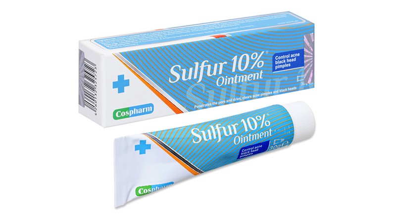 Thuốc Trị Bôi Mụn Sulfur 10% Ointment