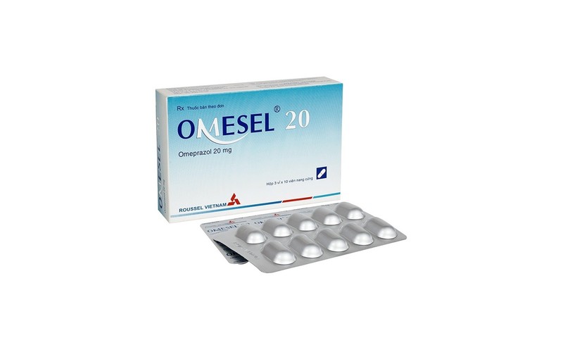 Thuốc uống Omesel 20mg trị mụn