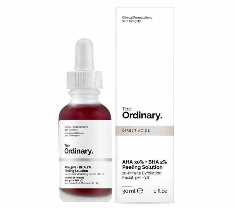 sản phẩm peel da The Ordinary AHA 30% + BHA 2% Peeling Solution