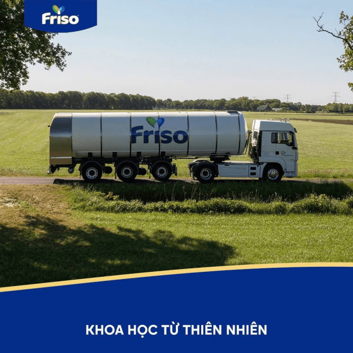 Nguồn sữa êm bụng cho bé Friso Pro chứa đạm mềm, nhỏ, dễ tiêu hóa