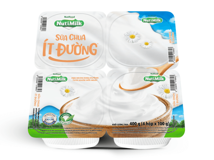 Sữa chua cho bé 7 tháng NutiMilk hỗ trợ đề kháng, tiêu hóa