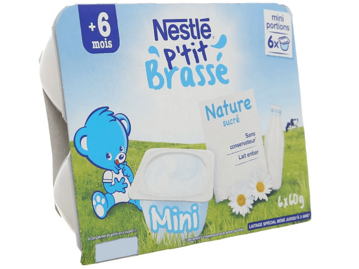 Sữa chua cho trẻ 7 tháng Nestlé P'tit hỗ trợ miễn dịch, chiều cao