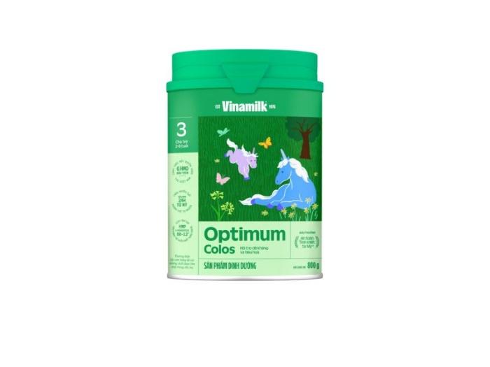 Vinamilk Optimum Colos là sữa vị nhạt giống sữa mẹ cho bé dễ uống