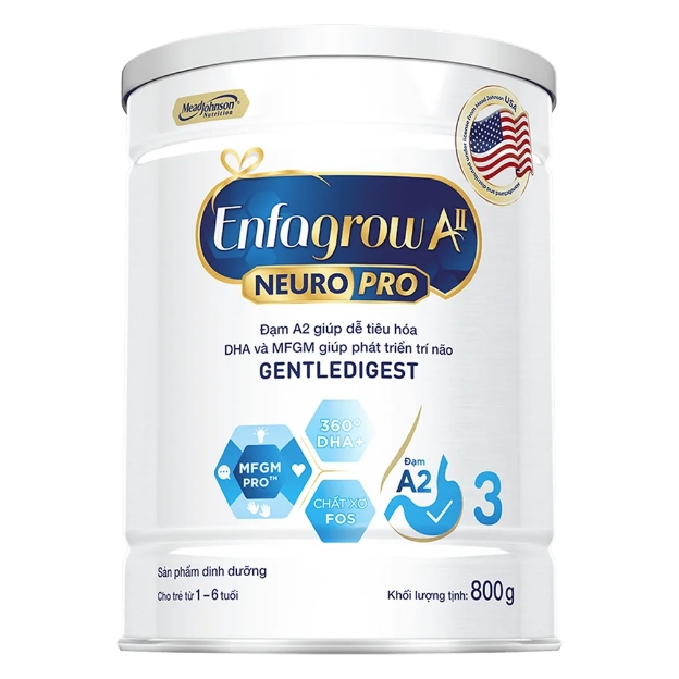 sữa chống táo bón cho trẻ trên 1 tuổi Enfagrow A2 Neuropro