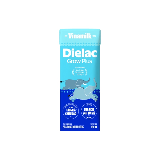 sữa bột pha sẵn tăng chiều cao cho bé Vinamilk Dielac Grow Plus